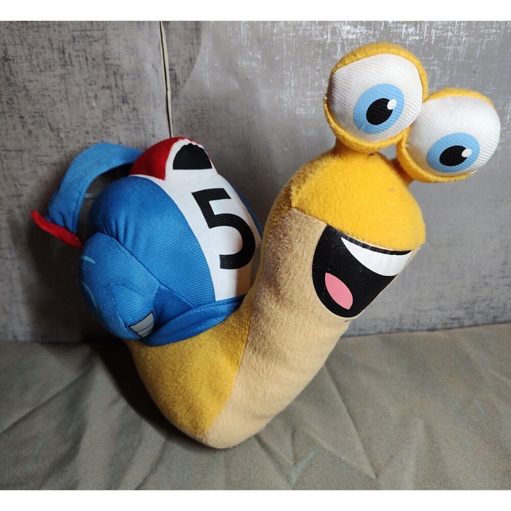 Dreamworks Turbo Racing Snail #5 10" Plush